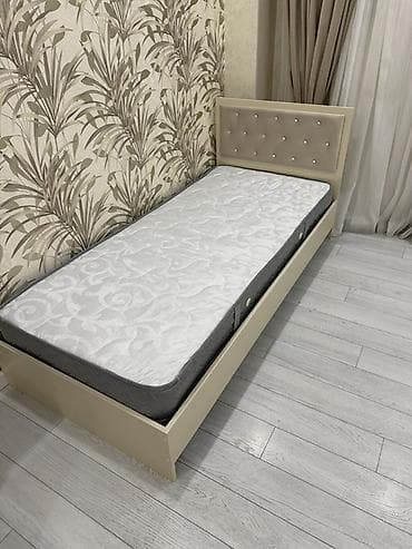 Təknəfərlik çarpayı, Matras ilə, Siyirməsiz