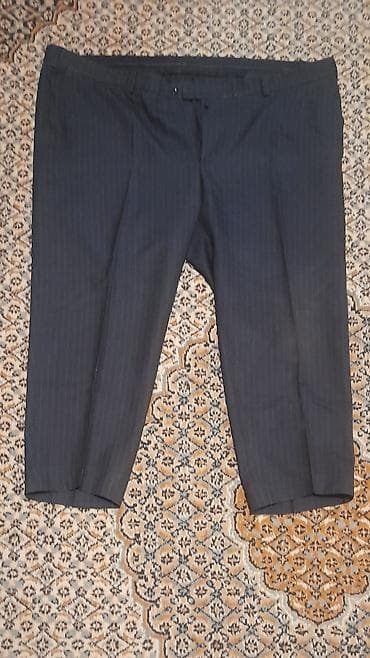 Digər kişi geyimləri: Kişi klassik şalvarı - Rəng: tünd göy (demək olar ki, qara), incə — 1