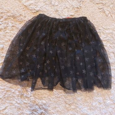 Uşaq geyimi və ayaqqabıları: Gara etek 6 7 8 9 yaşlara geder — 2