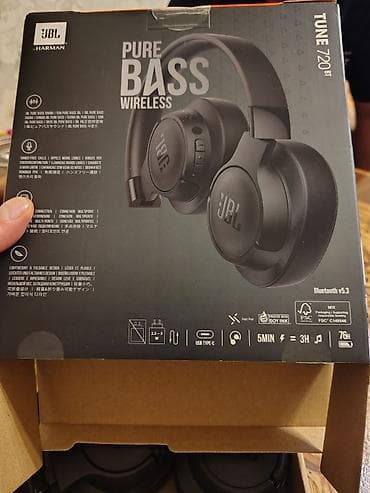 Simsiz (Bluetooth) Qulaqcıqlar, JBL, rəng - Qara