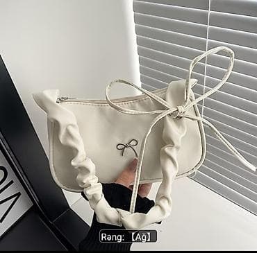 ysl canta: Məhsul: Qadın çiyin/handbag çantası – romantik “bow” (qurşaq) detalli — 2