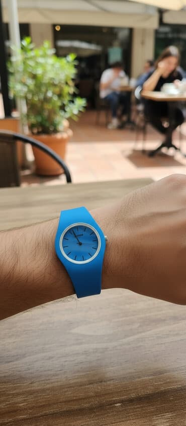 gumuş kəmər: Yeni, Qol saatı, VMF, rəng - Mavi — 1