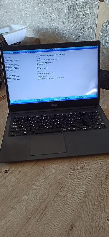 Acer Aspire A315-55G noutbuk Texniki göstəricilər: - Prosessor: Intel