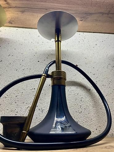 qara brilyant: Premium nərgilə seti (Şəxsi Çantası İlə ) - Modern dizayn: mat tünd — 1