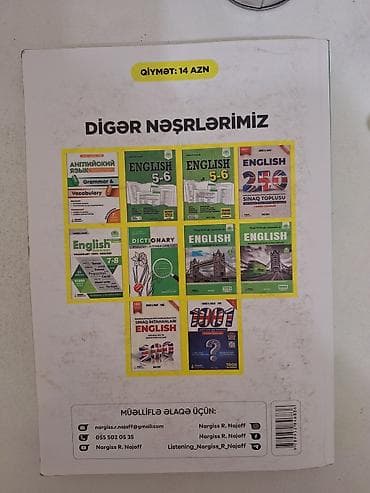 Məhsul: “İngilis Dili – Grammar & Vocabulary” (Nərgiz R. Nəcəf, NN — 2