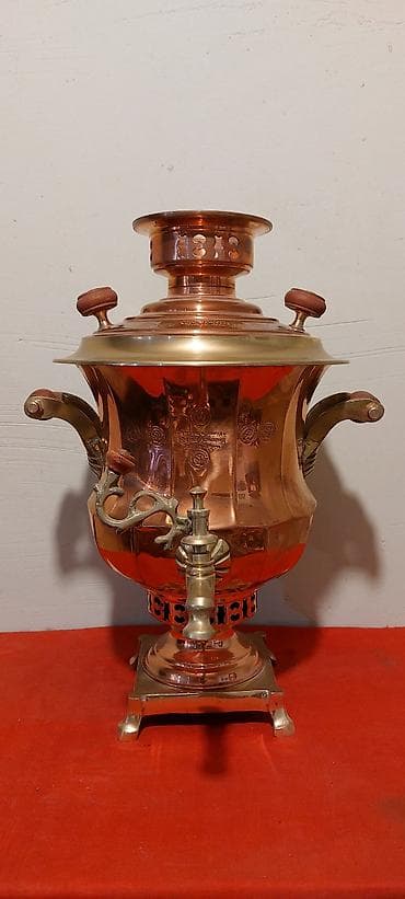 gitara simi: 19-cu esrin sonlari Tula istehsali samovar 5-litrlikdir, materiali; — 5