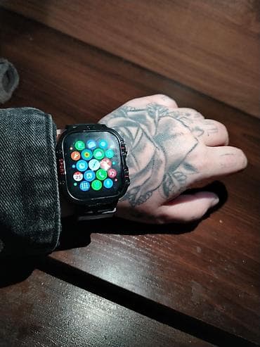 Qol saatları və aksesuarlar: Smart saat, Smart, Sensor ekran, rəng - Qara — 4