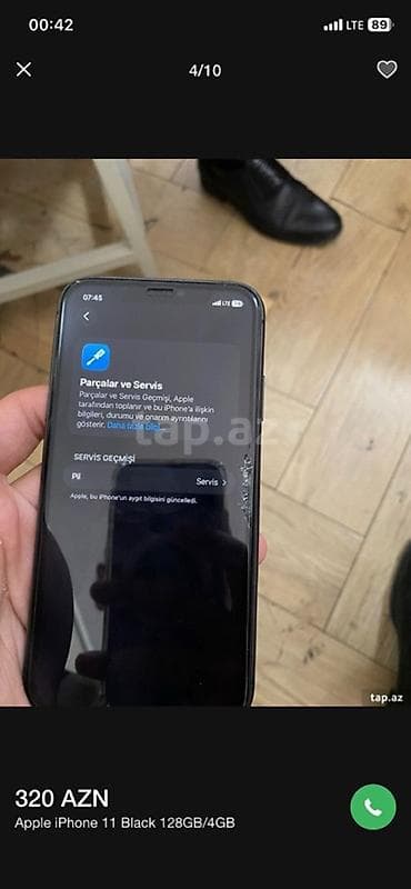 IPhone 11, 128 GB, Qara, Face ID — 7