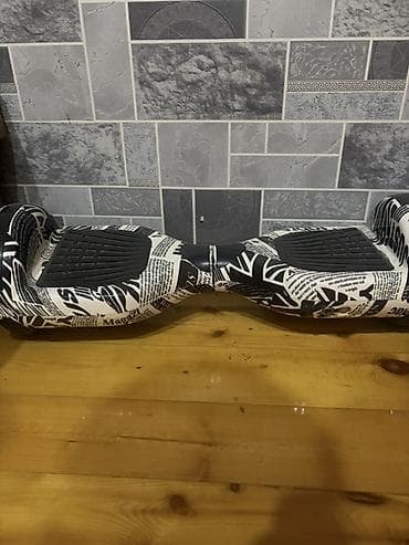 Электротранспорт: Elektrik hoverboard (self-balance skuter) - Dizayn: Qara-ağ — 1