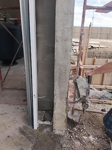 taxta qapi temiri: Beton kəsimi və dərinləşdirmə xidməti - Divar, döşəmə və tavanlarda — 10
