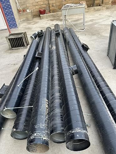 qaz sobalar: Spiral formalı hava kanalları və aksesuarları Məhsul təsviri: - — 2