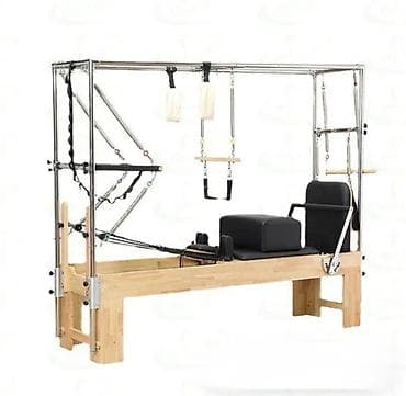 Pilates Reformer Cadillac kombinə olunmuş trenajor təzədir yeni alınıb — 1