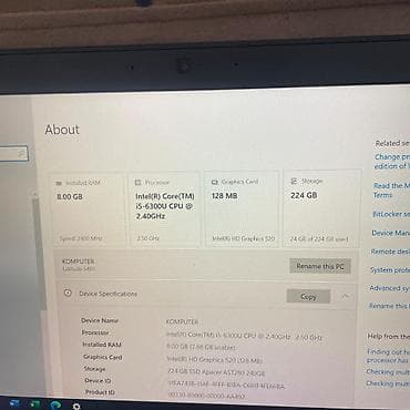 latitude: İşlənmiş Dell Latitude, 14 ", Intel Core i5, 256 GB, Ünvandan götürmə, Pulsuz çatdırılma, Ödənişli çatdırılma — 4