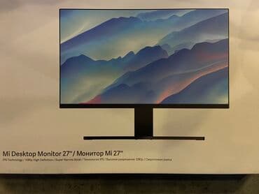 oyun monitor: Xiaomi Mi Desktop Monitor 27". Az ve seliqeli istifade olunub qutusu — 1
