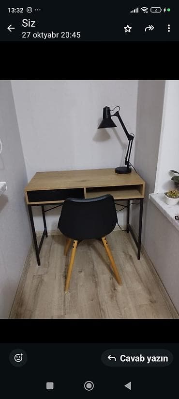 bag stullari: Masa ve stul 150 manata satılır.yenidi
Sumqayit*AFA 0862 E — 1