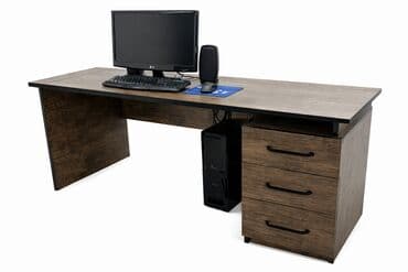 Ofis mebel dəsti – kompüter masası, dolab, iş masası, çay masası