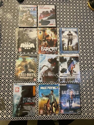 Notbuk ücündü Гянджа Диски игровые для PC цена 5 мана за диск lalafo.az -da Notbuk ücündü Гянджа Диски игровые для PC цена 5 мана за диск