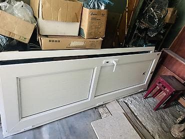 Plastik (PVC) materialdan hazırlanmış üfüqi sürgülü pəncərə/qapı — 1