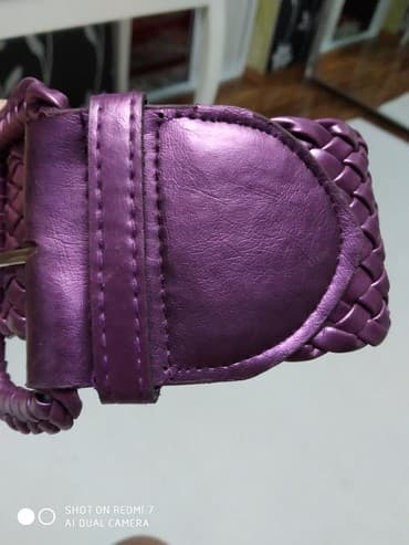 yuxuda sac rezini gormək: Ремень переламутровый сиреневый — 2