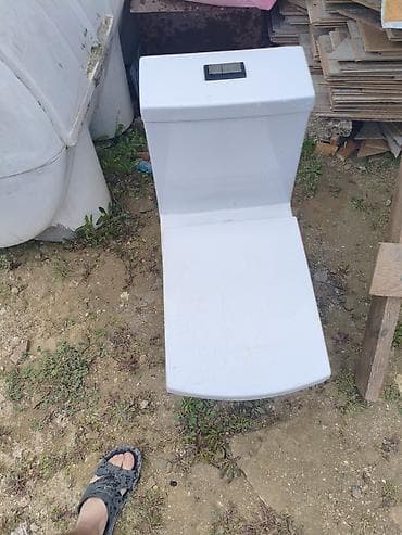 Divar kağızları, oboy: Unitaz – kompakt, birgə (monoblok) model - Aşağıdan çıxışlı, döşəməyə — 4