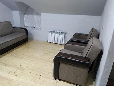 quba a frame evler: 1 otaqlı mansard tipli studiya mənzil (mebel və məişət avadanlıqları — 5