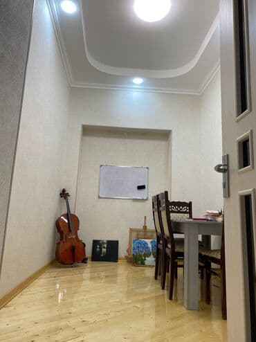 memar əcəmi kirayə: Satılır/studiya tipli kiçik mənzil - Plan: açıq mətbəxli studiya — 6