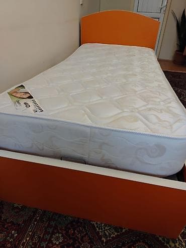 islenmis matras: Tək nəfərlik çarpayı matrasnan bir yerde satilir. 400Manata — 3