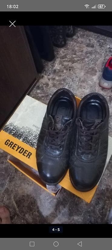 ayaqqabı kişi: GREYDER kişi ayaqqabısı - Model: bağlamalı, aşağı boy (low-top) — 1