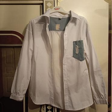 cins pencək: Köynək, M, rəng - Ağ — 2