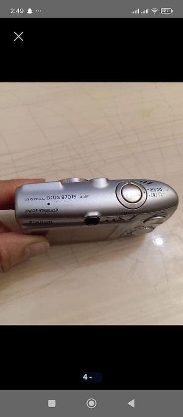 pc hisseleri: Canon Digital IXUS 970 IS (AiAF) kompakt fotoaparat - Gümüşü korpus — 5