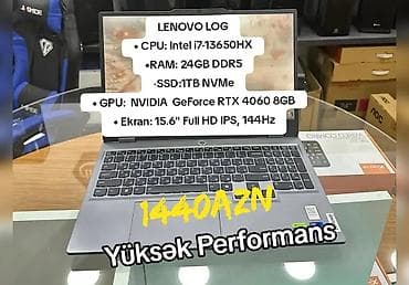 apple notebook: Lenovo LOQ oyun və yaradıcı işlər üçün güclü noutbuk. Texniki — 1