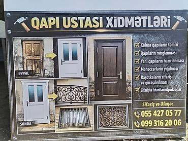 Qapı ustası xidmətləri - Köhnə qapıların təmiri və bərpası (ağac lalafo.az -da Qapı ustası xidmətləri - Köhnə qapıların təmiri və bərpası (ağac