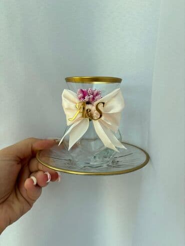 elit qab qacaq: Çay dəsti, Şüşə, 12 nəfərlik — 2