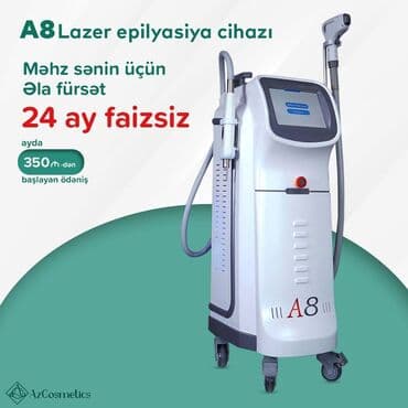 A8 diod lazer Lazer epilyasiya: 🔹-5 dərəcəyə kimi dondurucu başlıq
