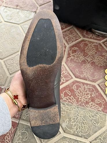 qadın geyimi: Kişi mokasinləri – 2 cüt 1) Qara dəri mokasin - Yumşaq, teksturalı — 2