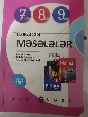 allah❤: Məhsul: “Fizikadan Məsələlər” kitabı (7, 8, 9‑cu siniflər üçün) — 1