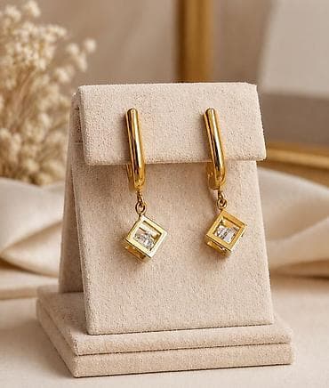 zergerlik: Sırğa, Cartier, Sarı qızıl, 585 Əyar, 3 g, Ünvandan götürmə — 8