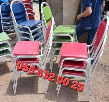 kafe ucun stullar: Stullar Oturacaqlar Masalar Stollar Kafe və cayxana üçün Stol stul — 4