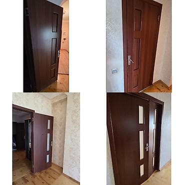 5 ədəd qapı – cəmi 170 AZN. Endirim yoxdur. Ölçü: 90×205 sm. Yer: H