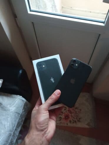 IPhone 11, 64 GB, Qara, Face ID