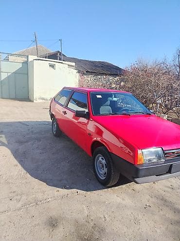 disk ve tekerler: VAZ 2108 (Samara) hetçbek - Kuzov: 3 qapılı hetçbek, parlaq qırmızı — 6