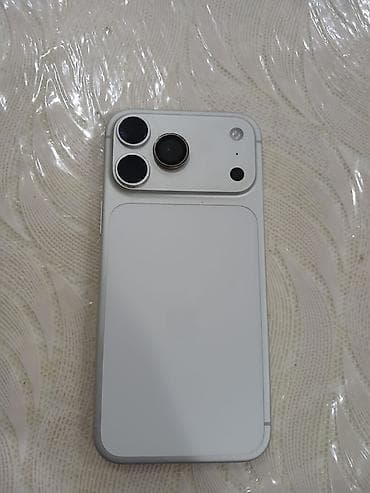 IPhone 17 Pro Max, 256 GB, Ağ, Simsiz şarj