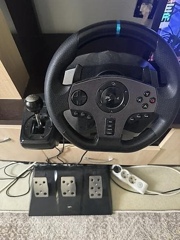 video registor: Logitech G29 Driving Force yarış sükan dəsti - 900° fırlanma bucaqlı — 1