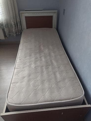 erkimed ortopedik: Təknəfərlik çarpayı, Matras ilə, Siyirməli — 1