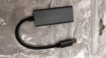 notebook acer: USB‑C → Ethernet adapteri - Giriş: USB Type‑C (USB‑C) - Çıxış: RJ‑45 — 1