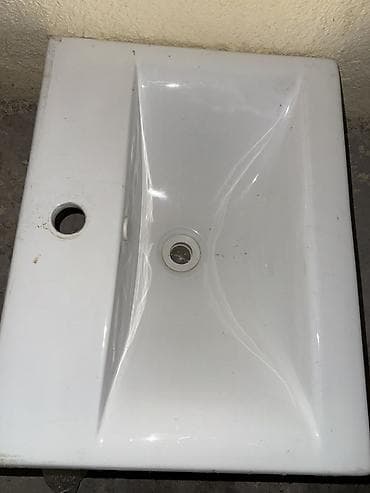 divar saatı: Keramik hamam/lavabo qabı elaqe üçün Vp dan yaxın - Material: ağ — 2
