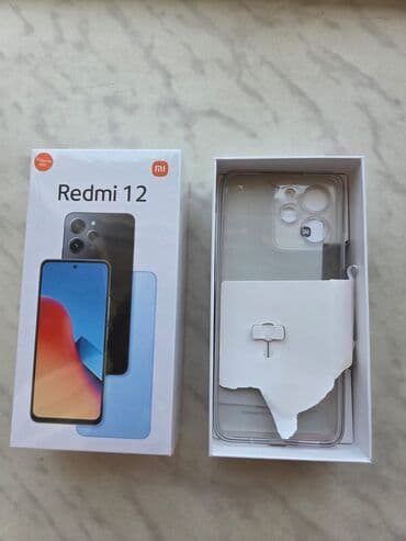 iphone zəng: Redmi 12, 256 GB, rəng - Qara, Sənədlərlə — 4