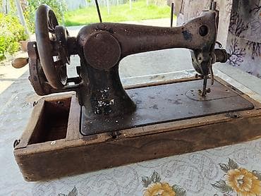 singer: Məhsul: Singer tikiş maşını (əl qolu ilə fırlanan, antik model) — 9