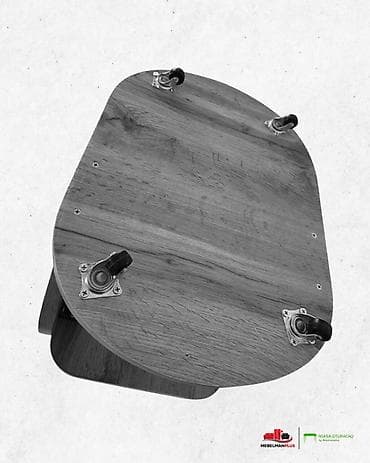 komputer setup: Jurnal masası, Yeni, Açılmayan, Laminat, Oval masa — 6