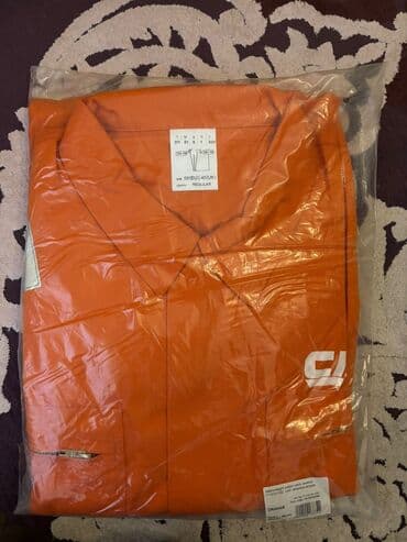 iş paltarı: Qara 54, narıncı 58 və qırmızı 56 ölçüdə iş kombinizonları satılır — 2